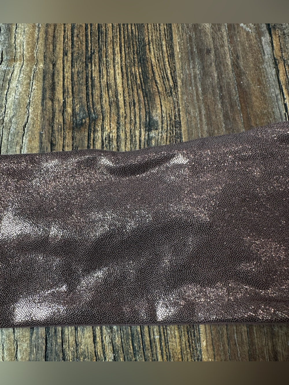 lululemon athletica Metallic Brown Wide Stretch Headband - Picture 3 of 9
